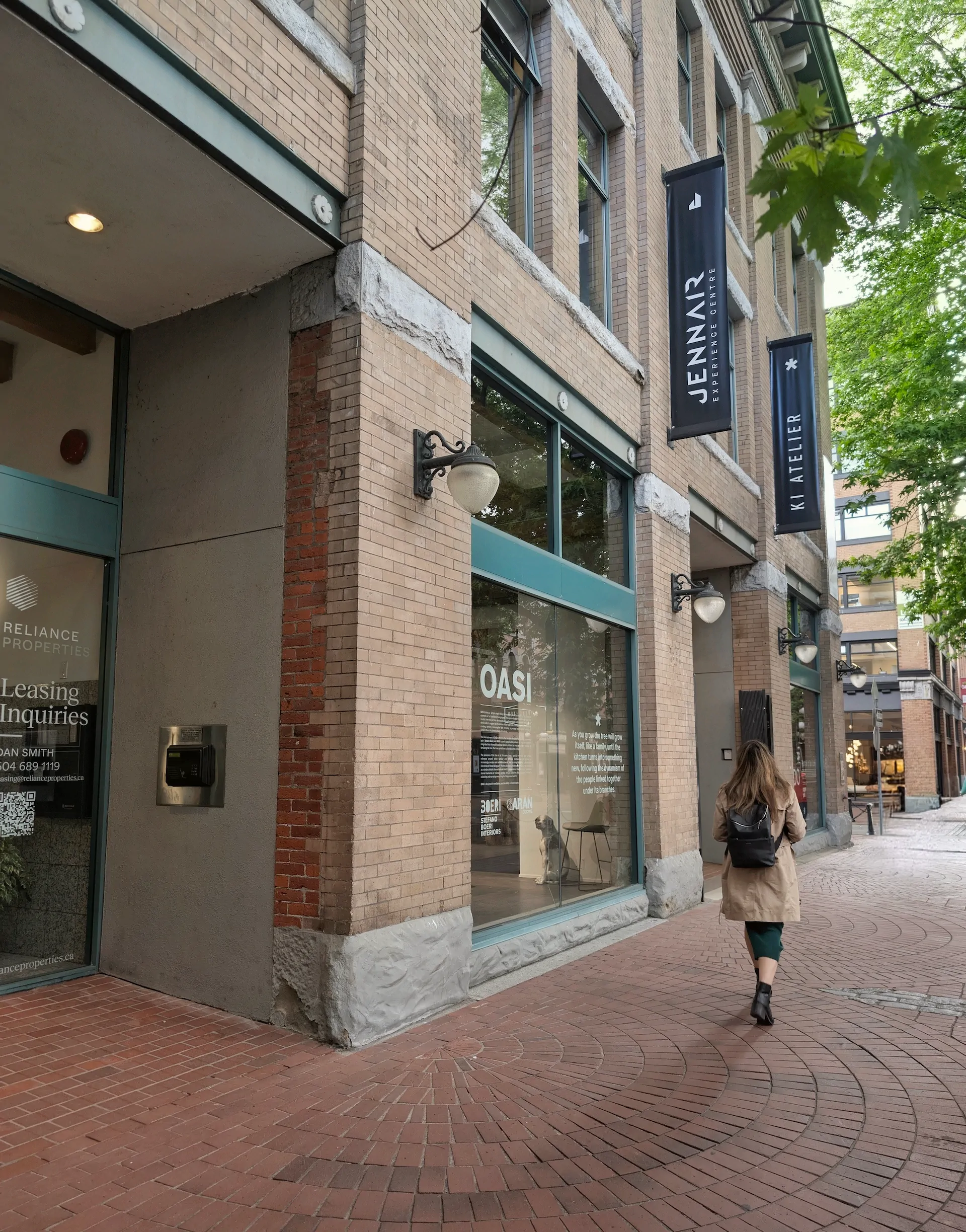 KI Atelier showroom at 101 Water Street in Vancouver Gastown
